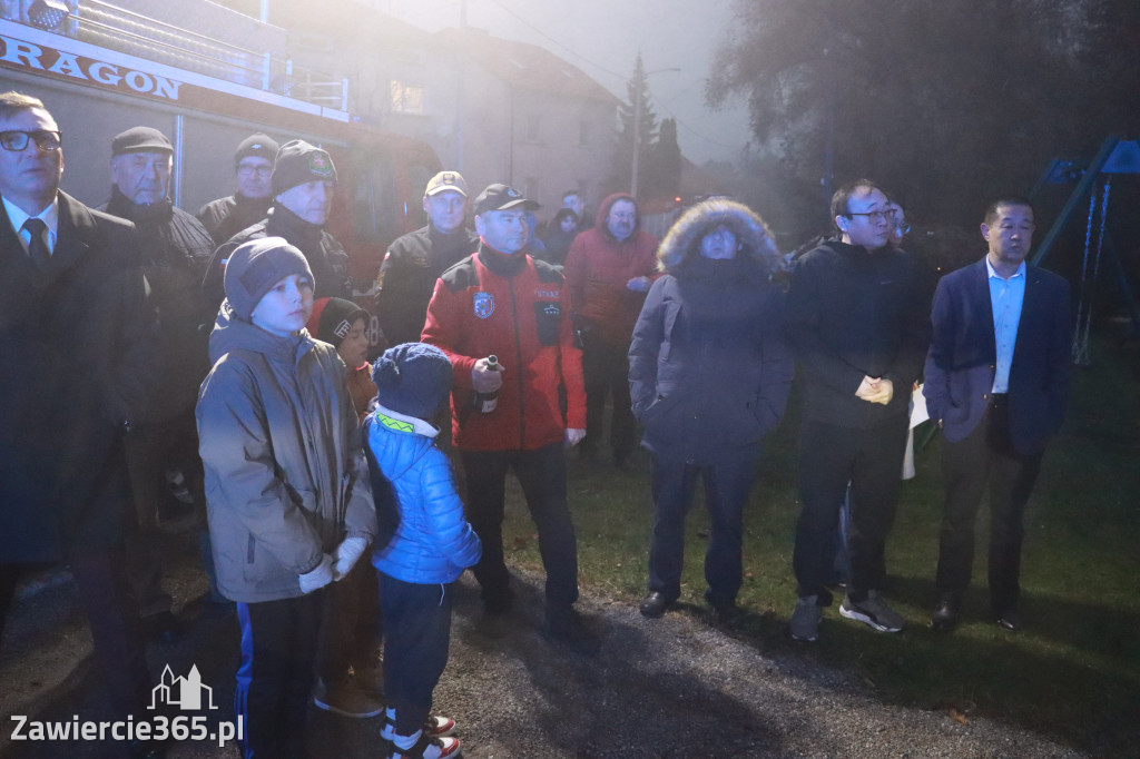 Fotorelacja: Powitanie nowego samochodu ratowniczo-gaśniczego w OSP Zawiercie-Bzów