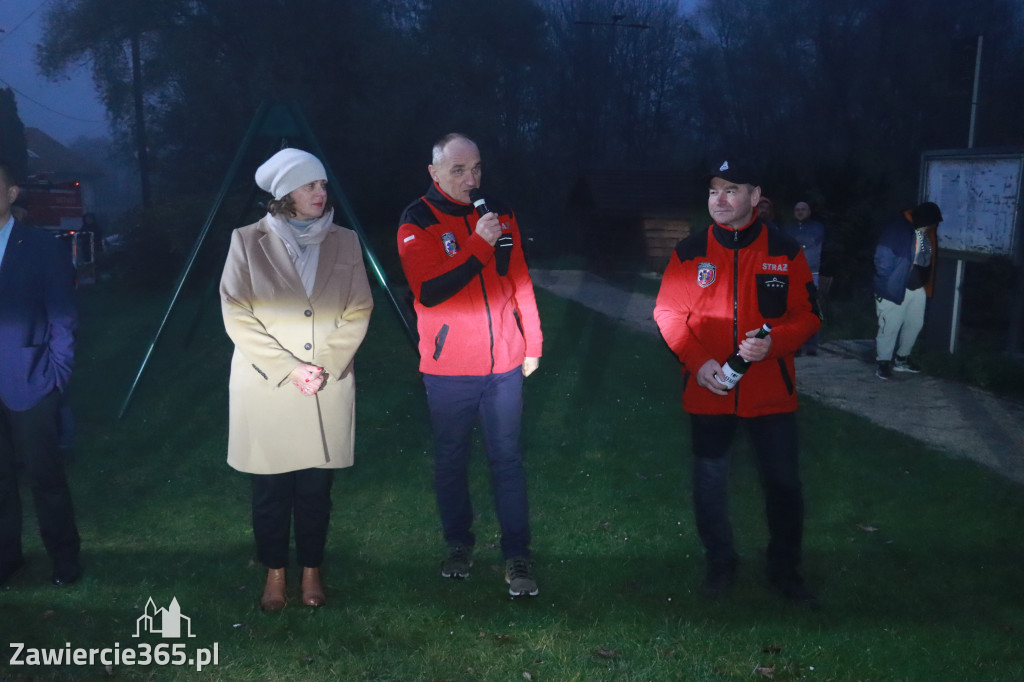 Fotorelacja: Powitanie nowego samochodu ratowniczo-gaśniczego w OSP Zawiercie-Bzów