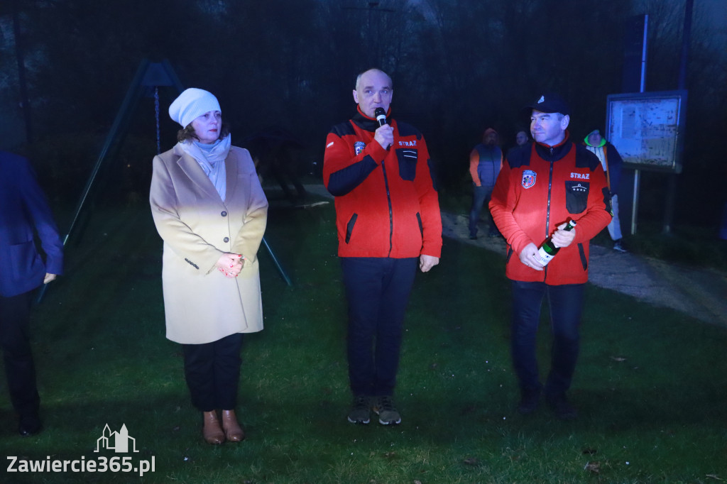 Fotorelacja: Powitanie nowego samochodu ratowniczo-gaśniczego w OSP Zawiercie-Bzów