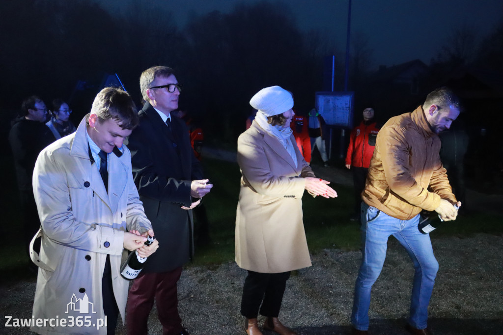 Fotorelacja: Powitanie nowego samochodu ratowniczo-gaśniczego w OSP Zawiercie-Bzów