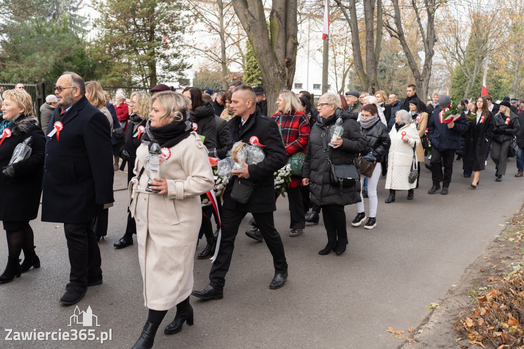 Fotorelacja: Obchody 106. Rocznicy Odzyskania Niepodległości w Zawierciu