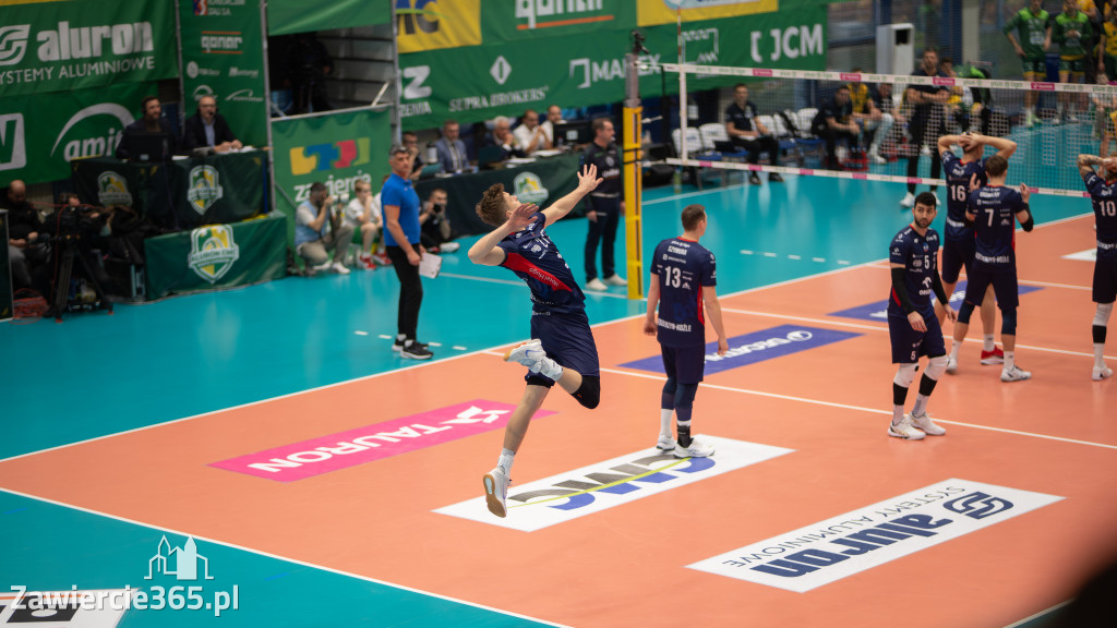 Fotorelacja: Świetne widowisko siatkarskie  Zawiercie -ZAKSA 3:1