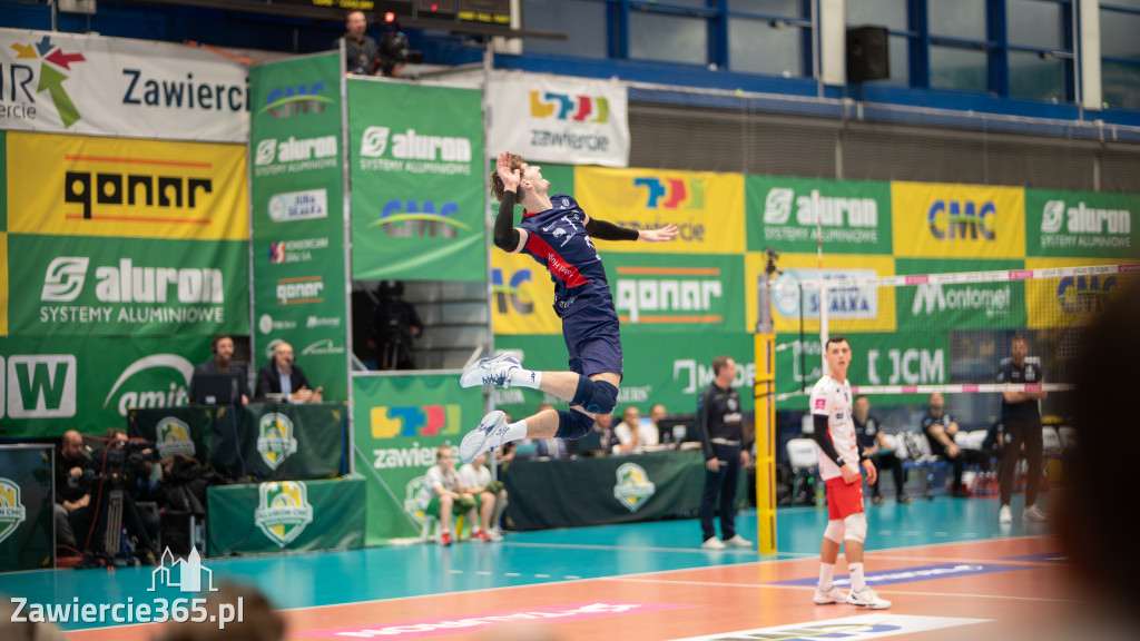 Fotorelacja: Świetne widowisko siatkarskie  Zawiercie -ZAKSA 3:1