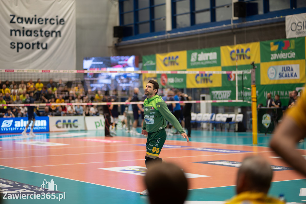 Fotorelacja: Świetne widowisko siatkarskie  Zawiercie -ZAKSA 3:1