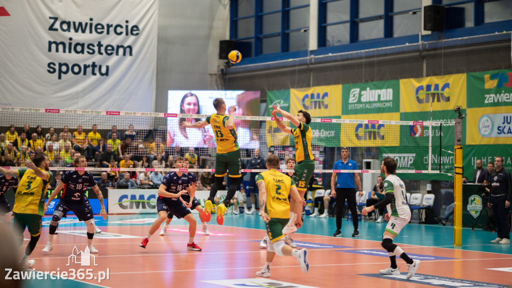 Fotorelacja: Świetne widowisko siatkarskie  Zawiercie -ZAKSA 3:1