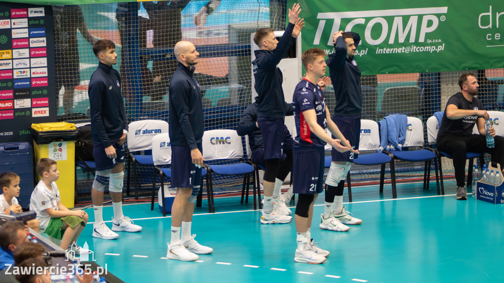 Fotorelacja: Świetne widowisko siatkarskie  Zawiercie -ZAKSA 3:1