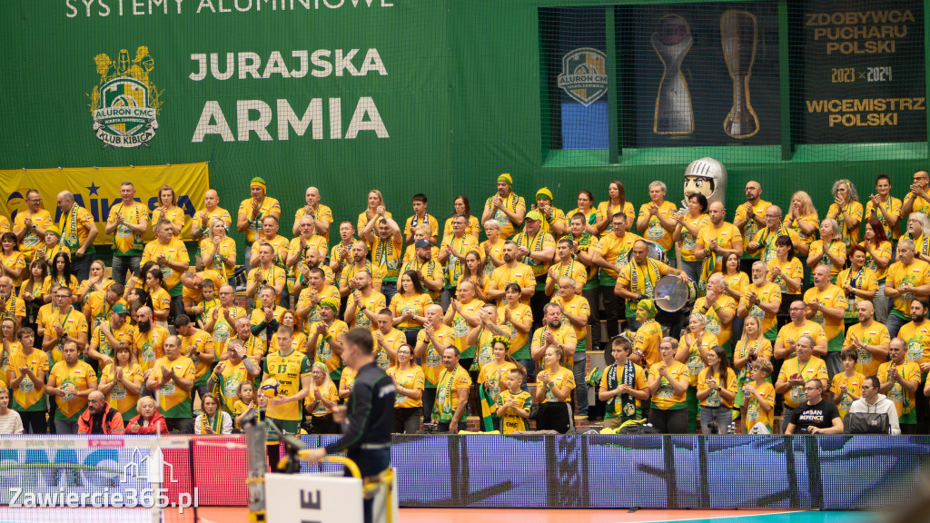 Fotorelacja: Świetne widowisko siatkarskie  Zawiercie -ZAKSA 3:1