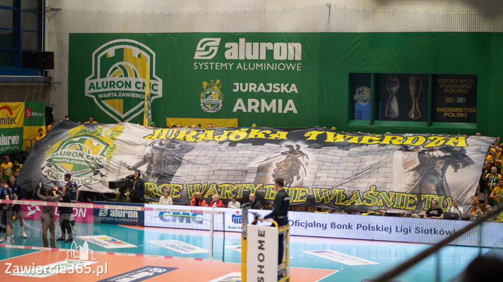 Fotorelacja: Świetne widowisko siatkarskie  Zawiercie -ZAKSA 3:1