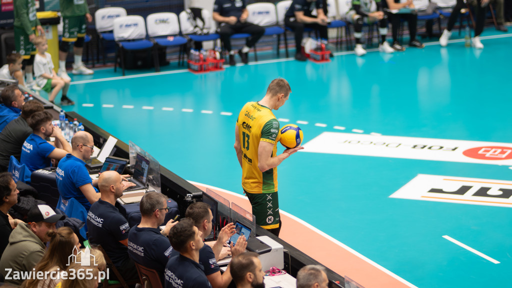 Fotorelacja: Świetne widowisko siatkarskie  Zawiercie -ZAKSA 3:1