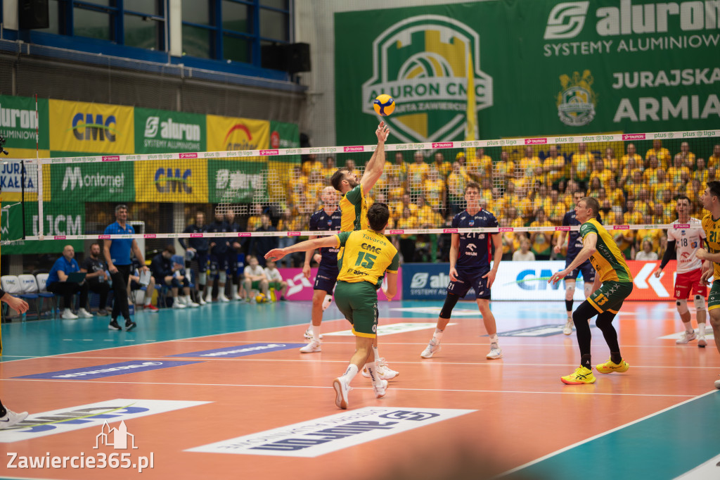 Fotorelacja: Świetne widowisko siatkarskie  Zawiercie -ZAKSA 3:1