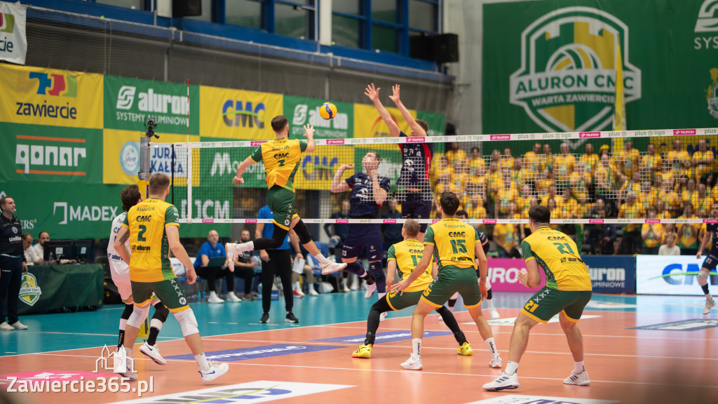 Fotorelacja: Świetne widowisko siatkarskie  Zawiercie -ZAKSA 3:1