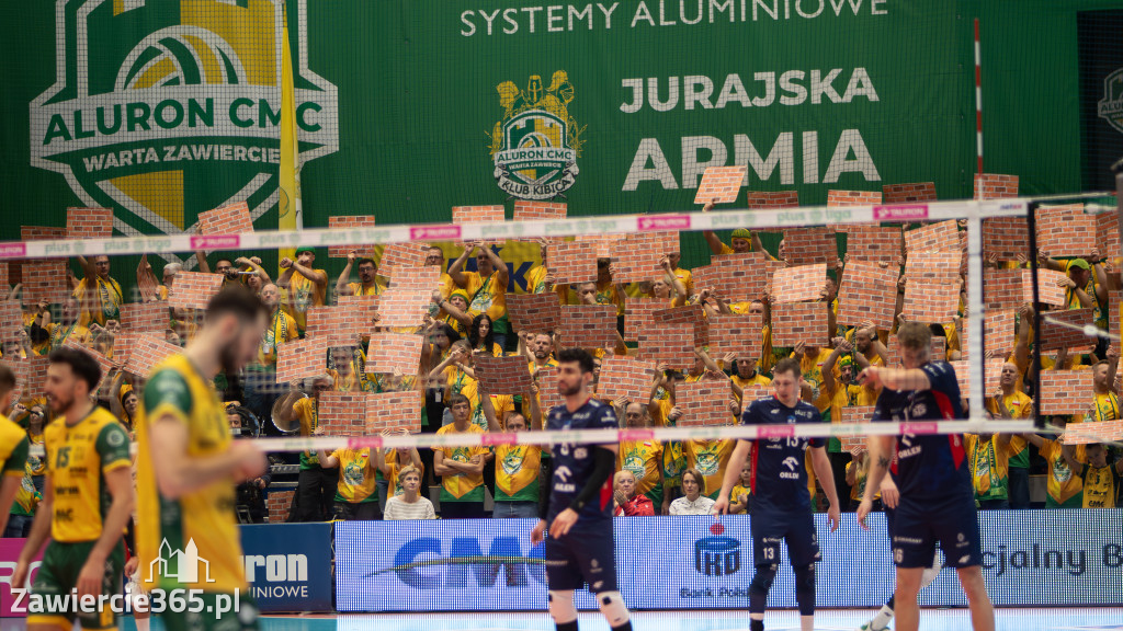 Fotorelacja: Świetne widowisko siatkarskie  Zawiercie -ZAKSA 3:1