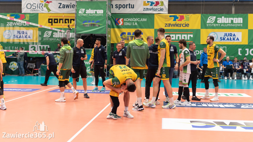 Fotorelacja: Świetne widowisko siatkarskie  Zawiercie -ZAKSA 3:1