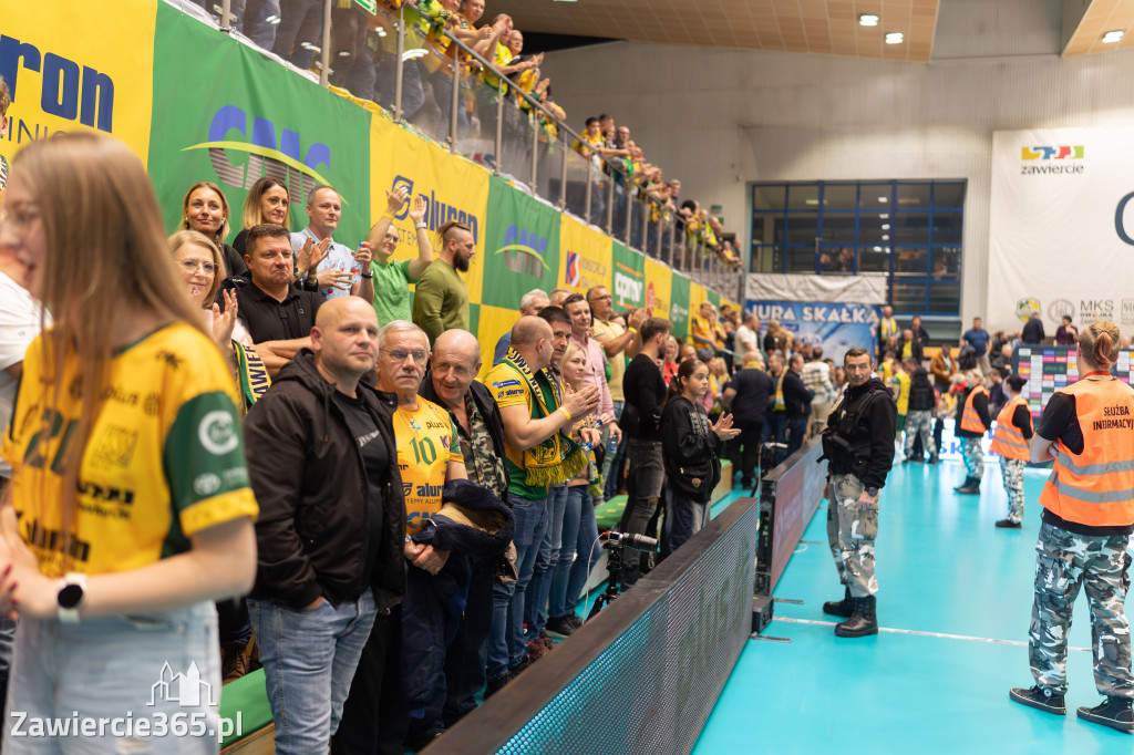 Fotorelacja: Świetne widowisko siatkarskie  Zawiercie -ZAKSA 3:1