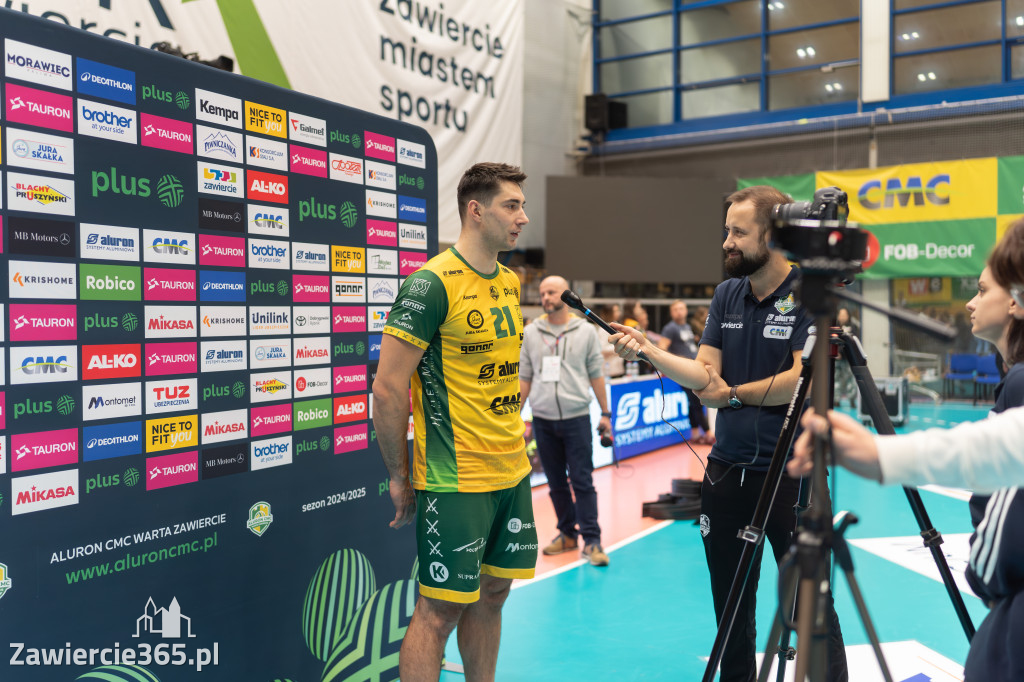 Fotorelacja: Świetne widowisko siatkarskie  Zawiercie -ZAKSA 3:1