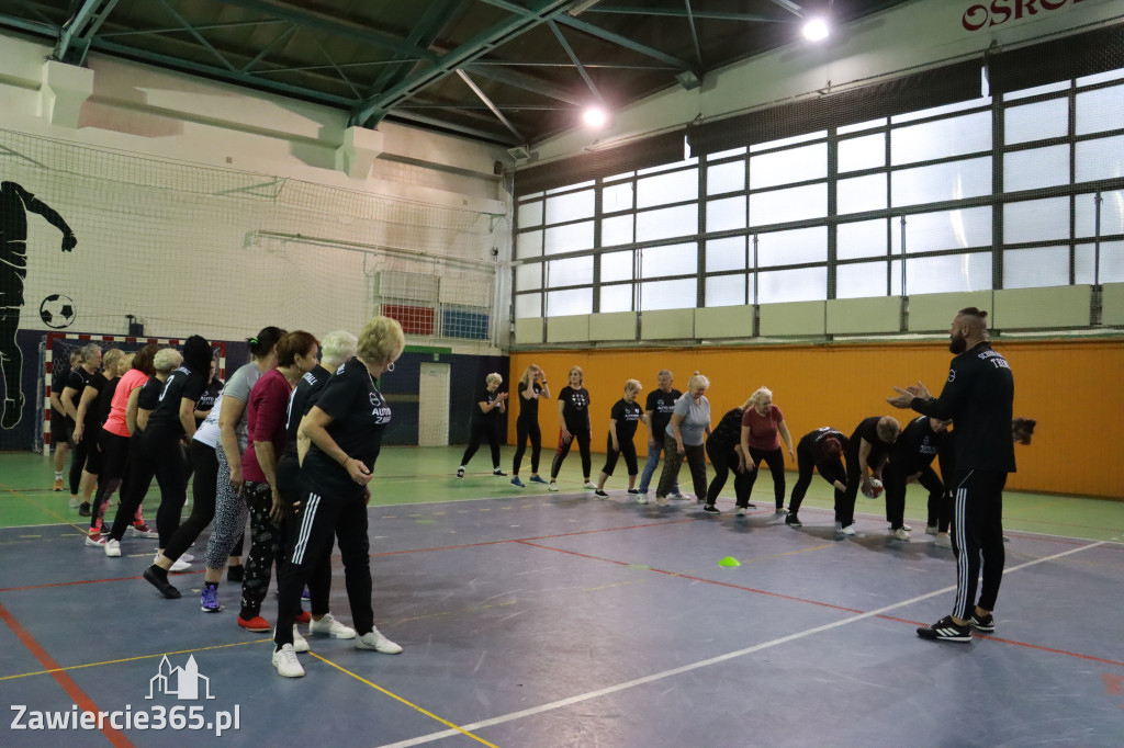 Fotorelacja: Pierwsze pokazowe zajęcia Walking Football w Zawierciu