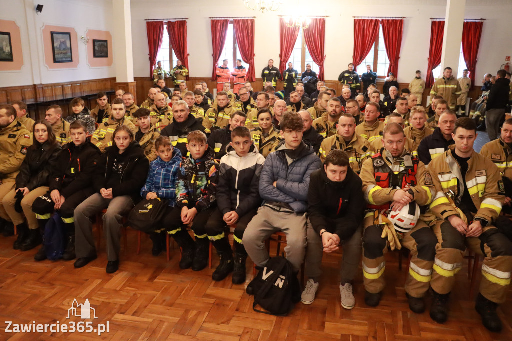 Fotorelacja: Ćwiczenia strażackie Zawiercie - Kromołów