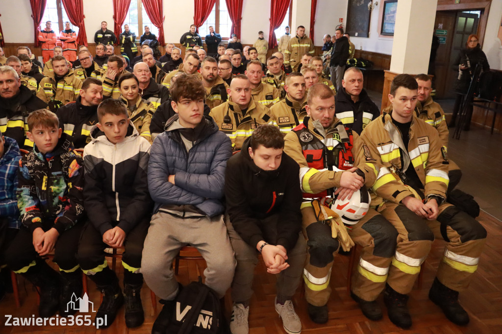 Fotorelacja: Ćwiczenia strażackie Zawiercie - Kromołów
