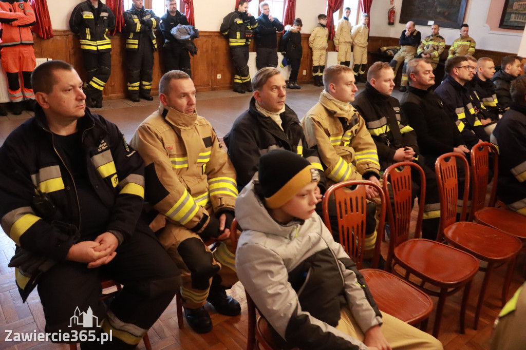 Fotorelacja: Ćwiczenia strażackie Zawiercie - Kromołów