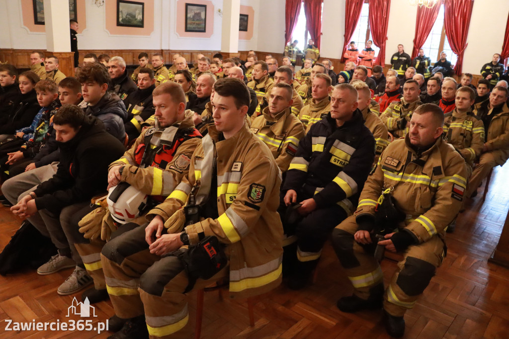 Fotorelacja: Ćwiczenia strażackie Zawiercie - Kromołów