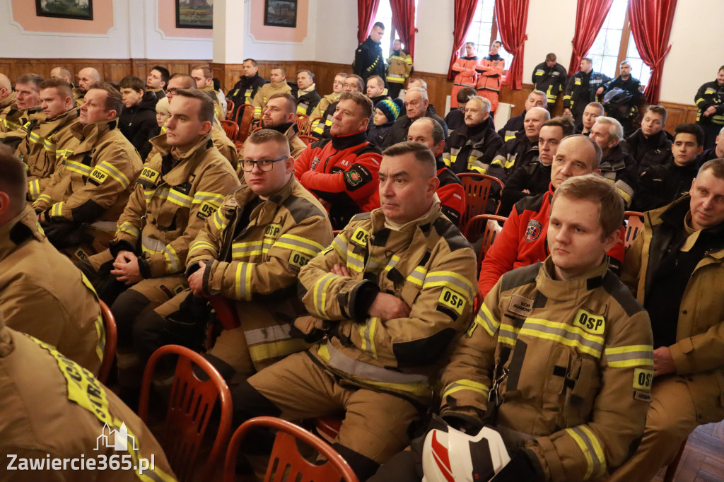 Fotorelacja: Ćwiczenia strażackie Zawiercie - Kromołów