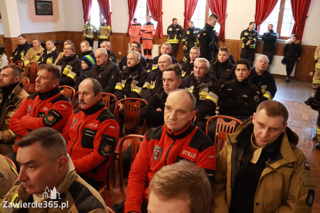 Fotorelacja: Ćwiczenia strażackie Zawiercie - Kromołów