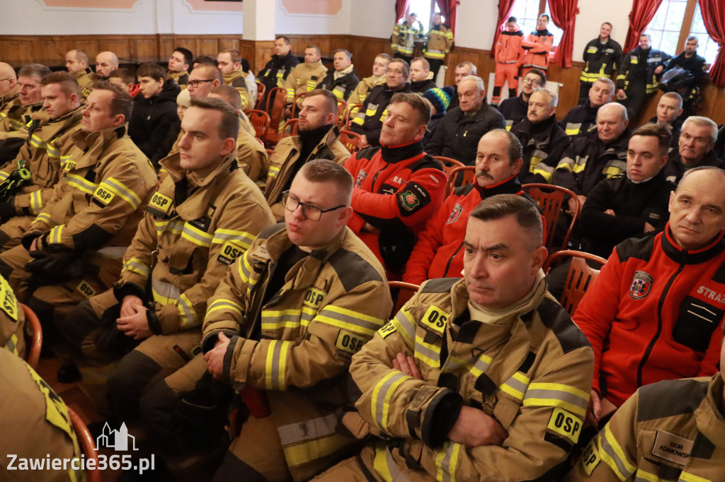 Fotorelacja: Ćwiczenia strażackie Zawiercie - Kromołów