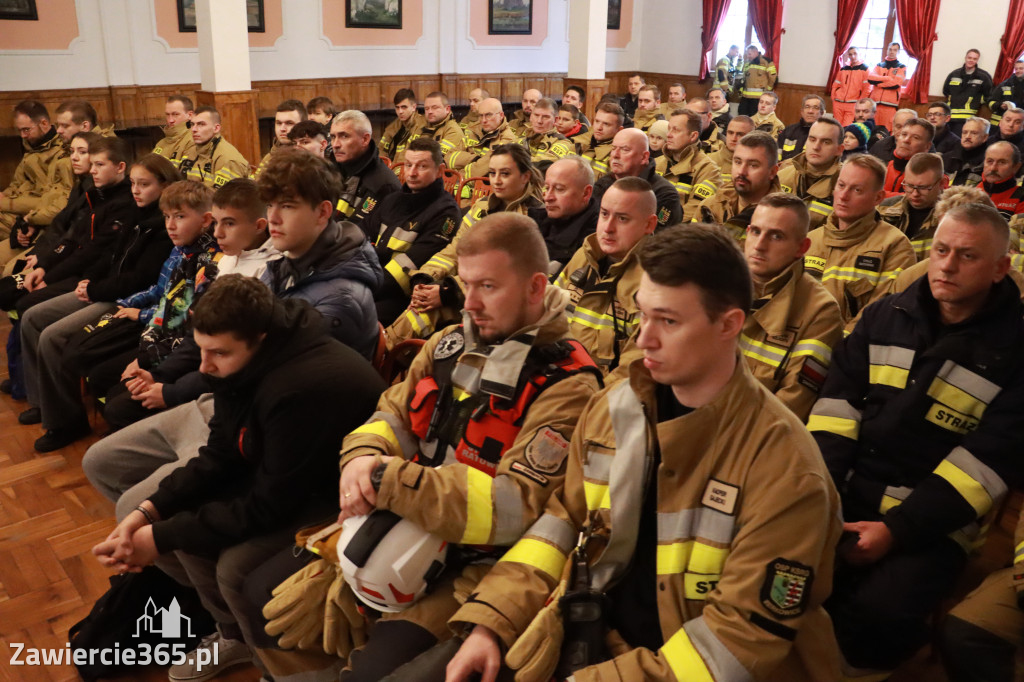 Fotorelacja: Ćwiczenia strażackie Zawiercie - Kromołów