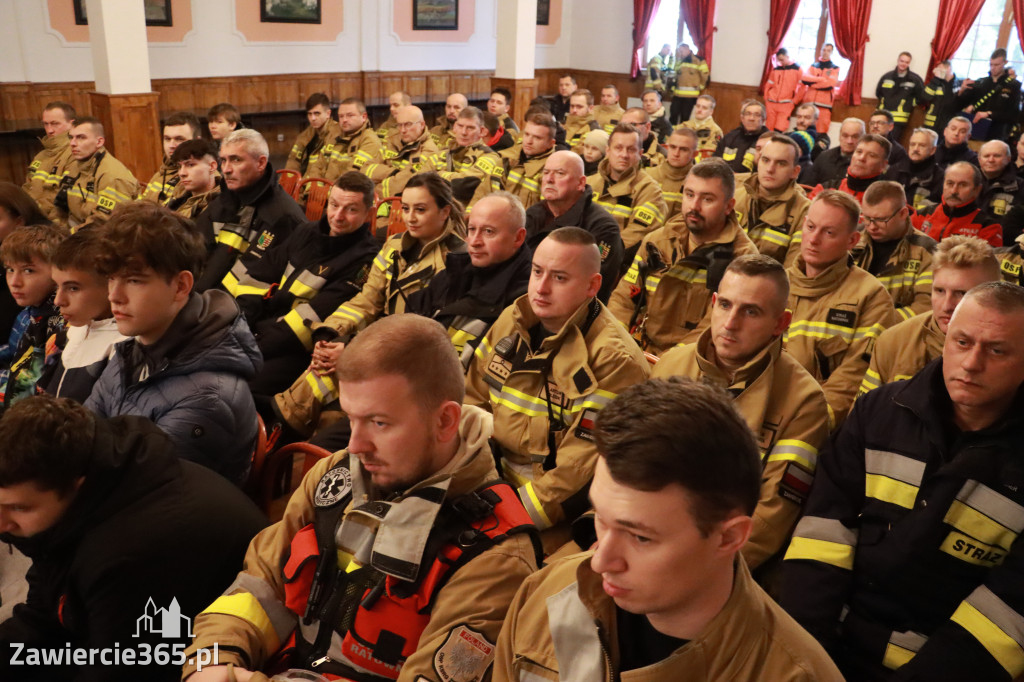 Fotorelacja: Ćwiczenia strażackie Zawiercie - Kromołów