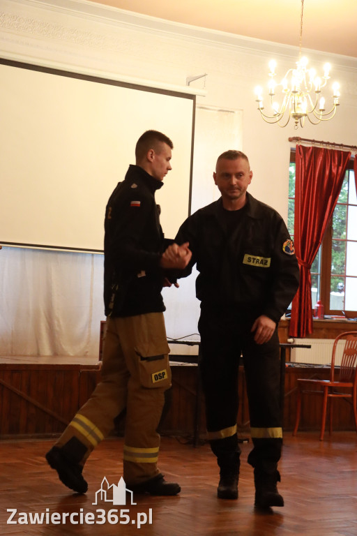 Fotorelacja: Ćwiczenia strażackie Zawiercie - Kromołów
