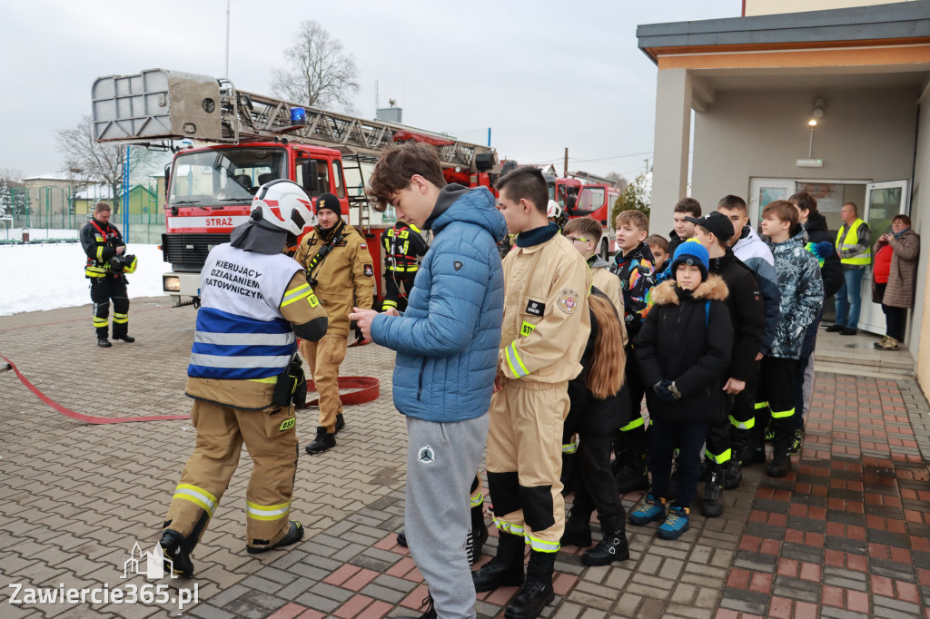 Fotorelacja: Ćwiczenia strażackie Zawiercie - Kromołów