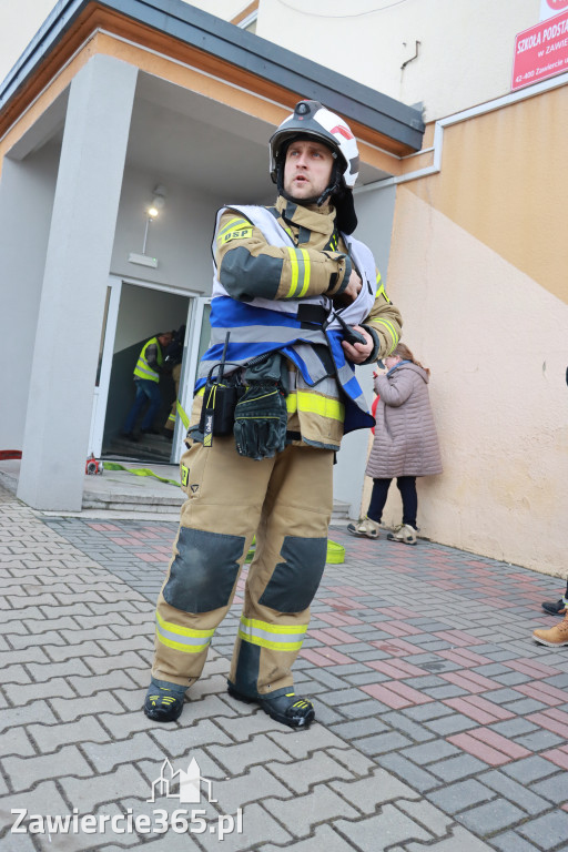 Fotorelacja: Ćwiczenia strażackie Zawiercie - Kromołów