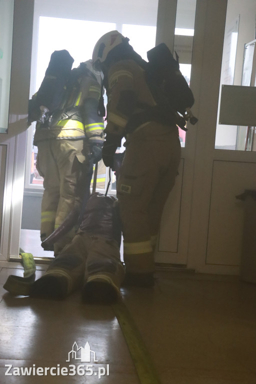 Fotorelacja: Ćwiczenia strażackie Zawiercie - Kromołów