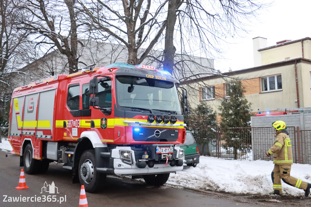 Fotorelacja: Ćwiczenia strażackie Zawiercie - Kromołów