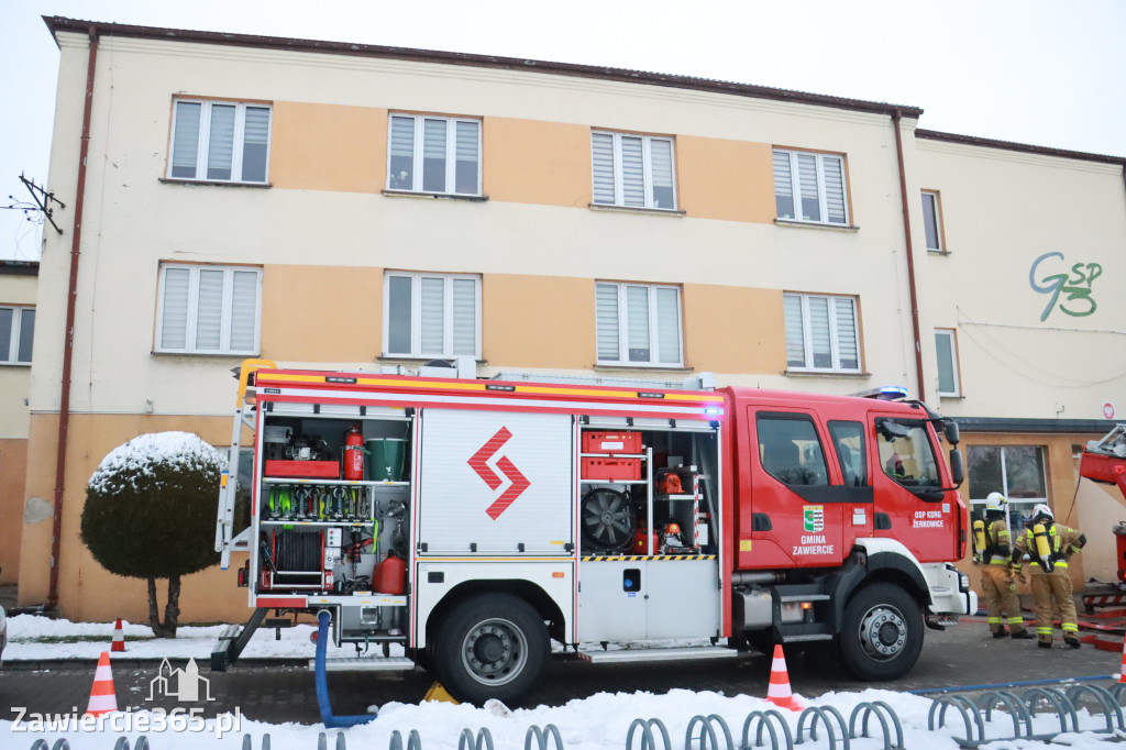 Fotorelacja: Ćwiczenia strażackie Zawiercie - Kromołów