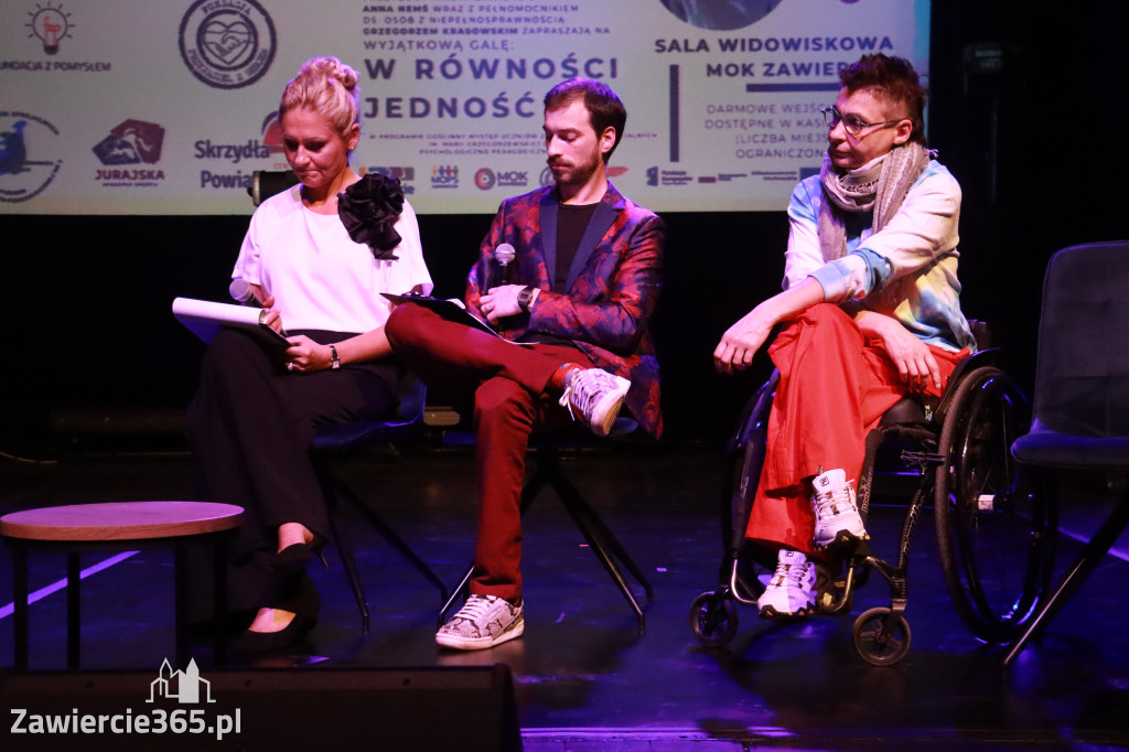 Fotorelacja: Gala W RÓWNOŚCI JEDNOŚĆ w MOK Zawiercie
