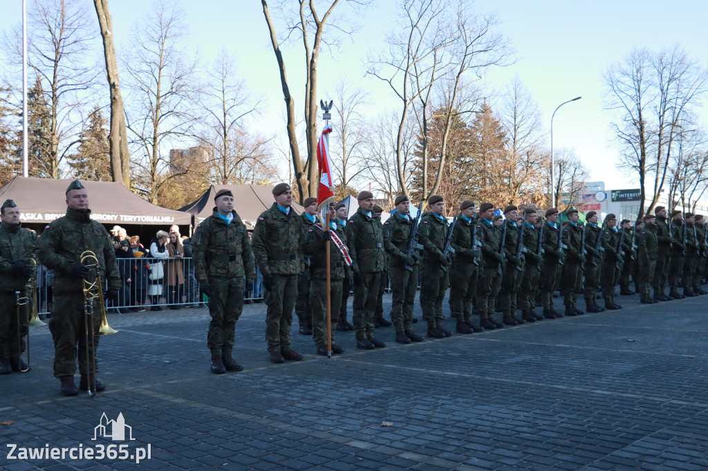 Fotorelacja: Uroczysta Przysięga Wojskowa Żołnierzy 13 Śląskiej Brygady Obrony Terytorialnej