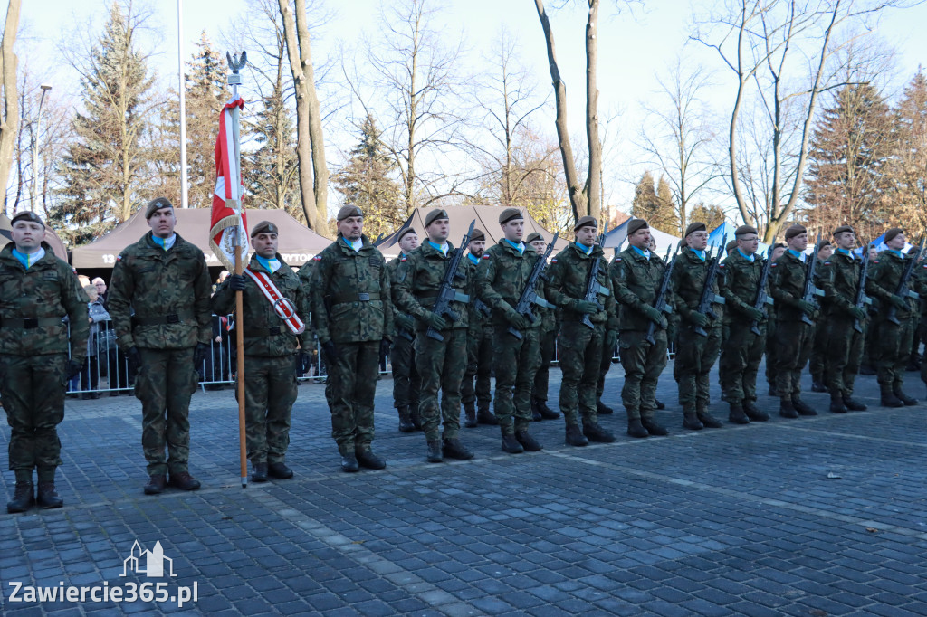 Fotorelacja: Uroczysta Przysięga Wojskowa Żołnierzy 13 Śląskiej Brygady Obrony Terytorialnej