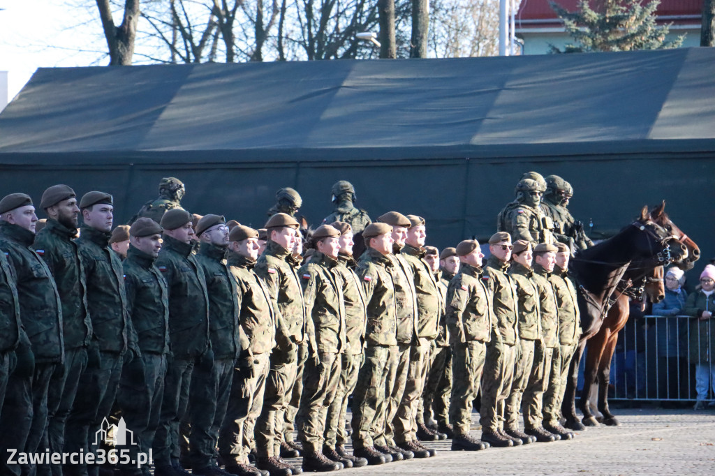 Fotorelacja: Uroczysta Przysięga Wojskowa Żołnierzy 13 Śląskiej Brygady Obrony Terytorialnej