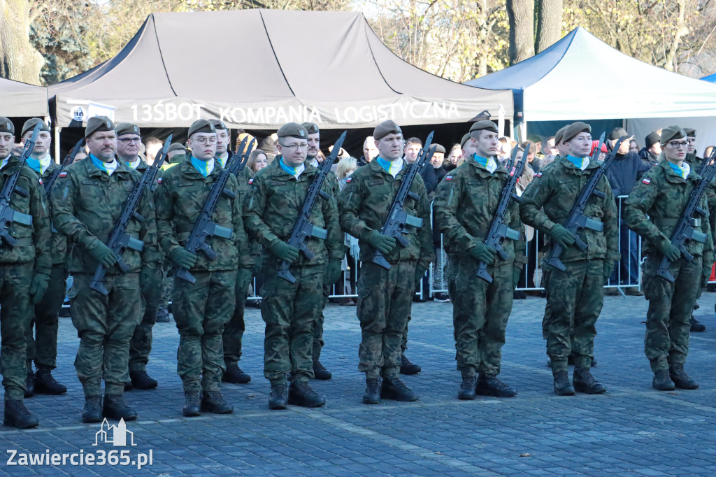 Fotorelacja: Uroczysta Przysięga Wojskowa Żołnierzy 13 Śląskiej Brygady Obrony Terytorialnej