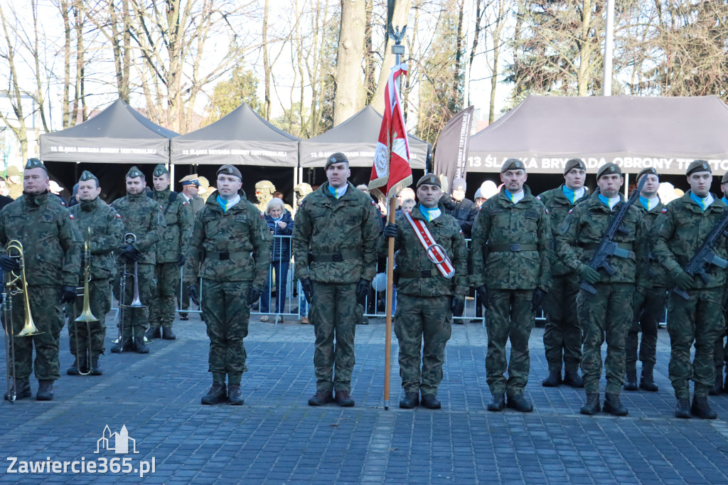 Fotorelacja: Uroczysta Przysięga Wojskowa Żołnierzy 13 Śląskiej Brygady Obrony Terytorialnej