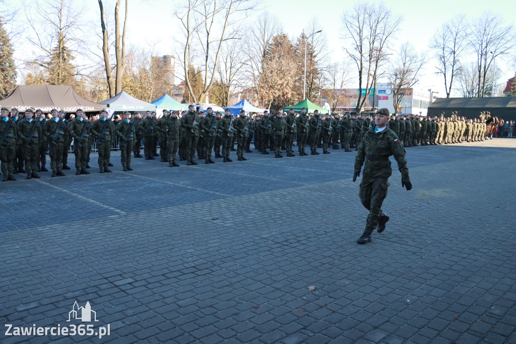 Fotorelacja: Uroczysta Przysięga Wojskowa Żołnierzy 13 Śląskiej Brygady Obrony Terytorialnej