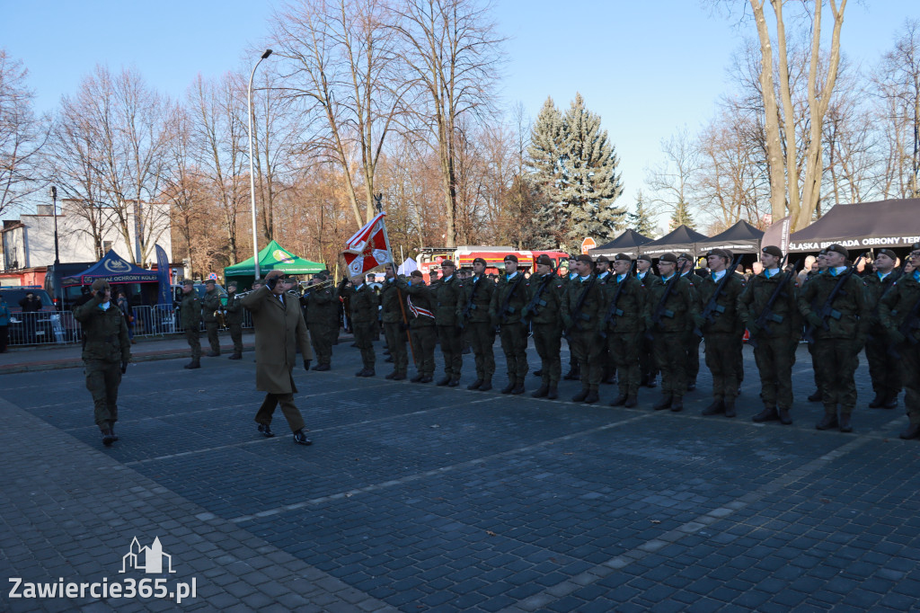 Fotorelacja: Uroczysta Przysięga Wojskowa Żołnierzy 13 Śląskiej Brygady Obrony Terytorialnej