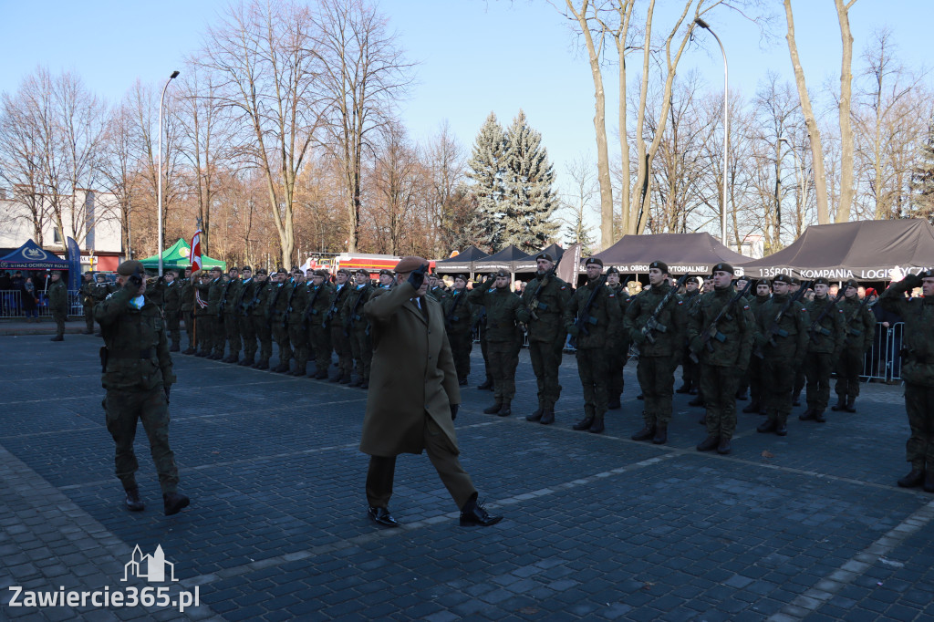 Fotorelacja: Uroczysta Przysięga Wojskowa Żołnierzy 13 Śląskiej Brygady Obrony Terytorialnej