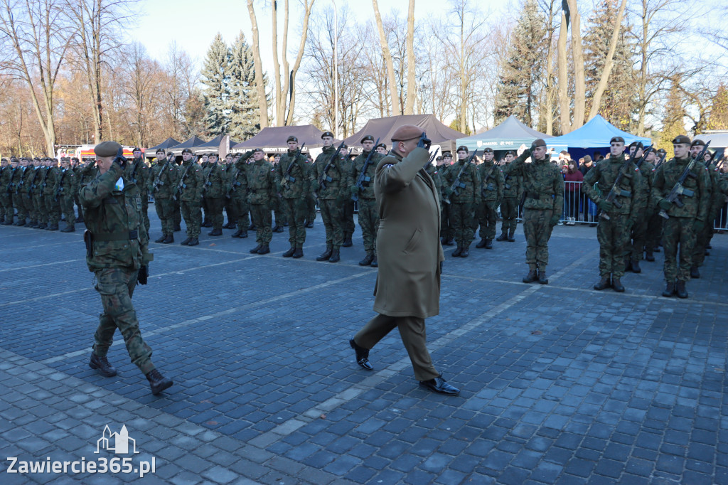 Fotorelacja: Uroczysta Przysięga Wojskowa Żołnierzy 13 Śląskiej Brygady Obrony Terytorialnej