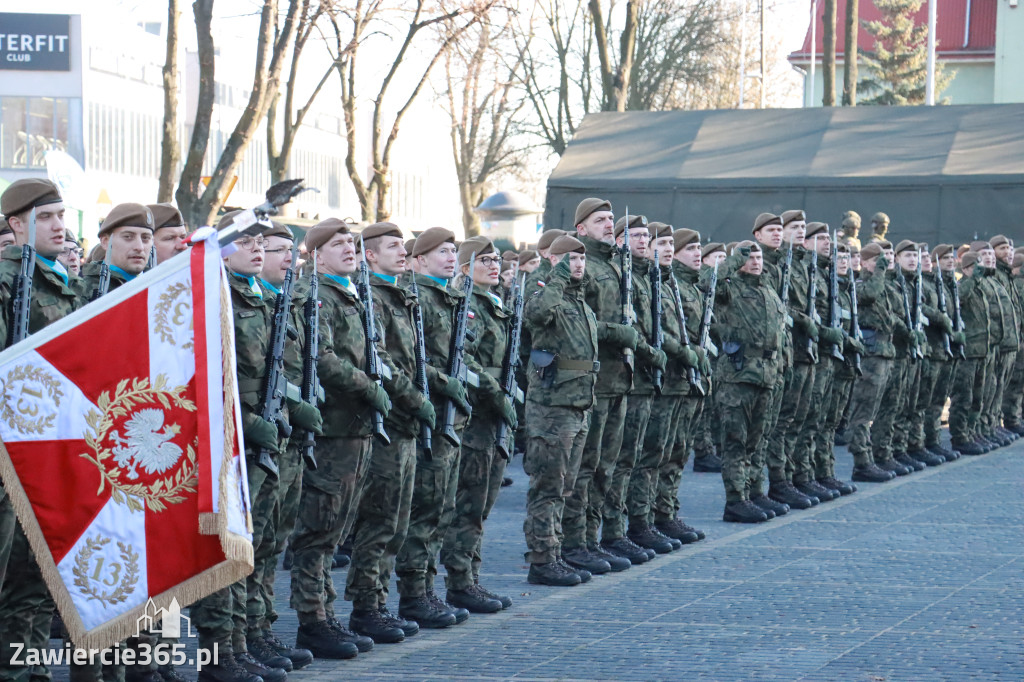 Fotorelacja: Uroczysta Przysięga Wojskowa Żołnierzy 13 Śląskiej Brygady Obrony Terytorialnej