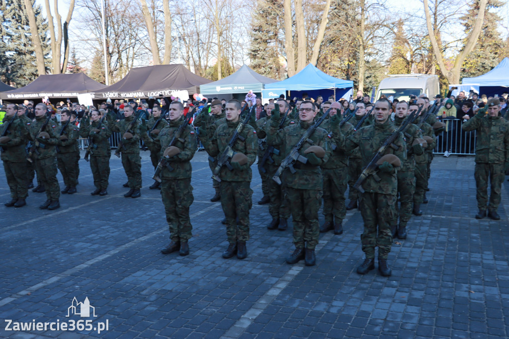 Fotorelacja: Uroczysta Przysięga Wojskowa Żołnierzy 13 Śląskiej Brygady Obrony Terytorialnej