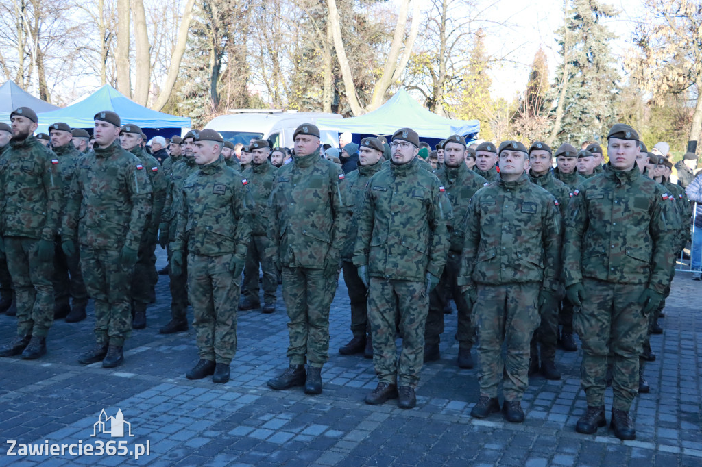 Fotorelacja: Uroczysta Przysięga Wojskowa Żołnierzy 13 Śląskiej Brygady Obrony Terytorialnej