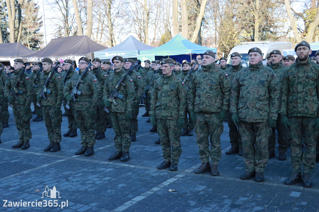 Fotorelacja: Uroczysta Przysięga Wojskowa Żołnierzy 13 Śląskiej Brygady Obrony Terytorialnej