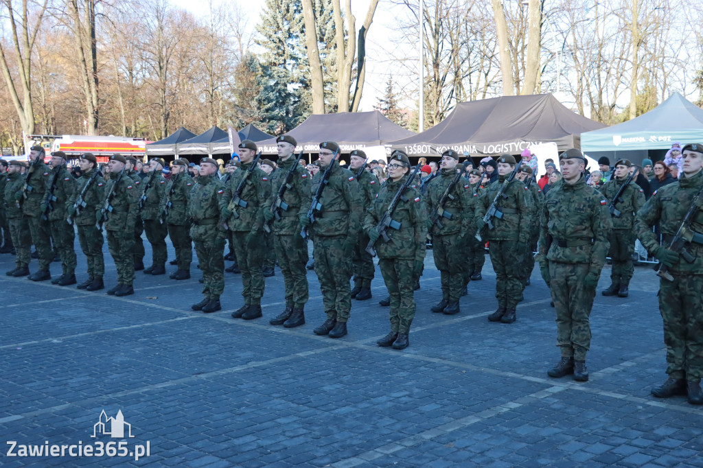 Fotorelacja: Uroczysta Przysięga Wojskowa Żołnierzy 13 Śląskiej Brygady Obrony Terytorialnej